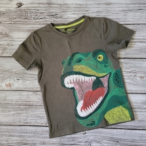 6-7 EUC Dinosaur Superstitch T-Shirt - Picture 2 of 5